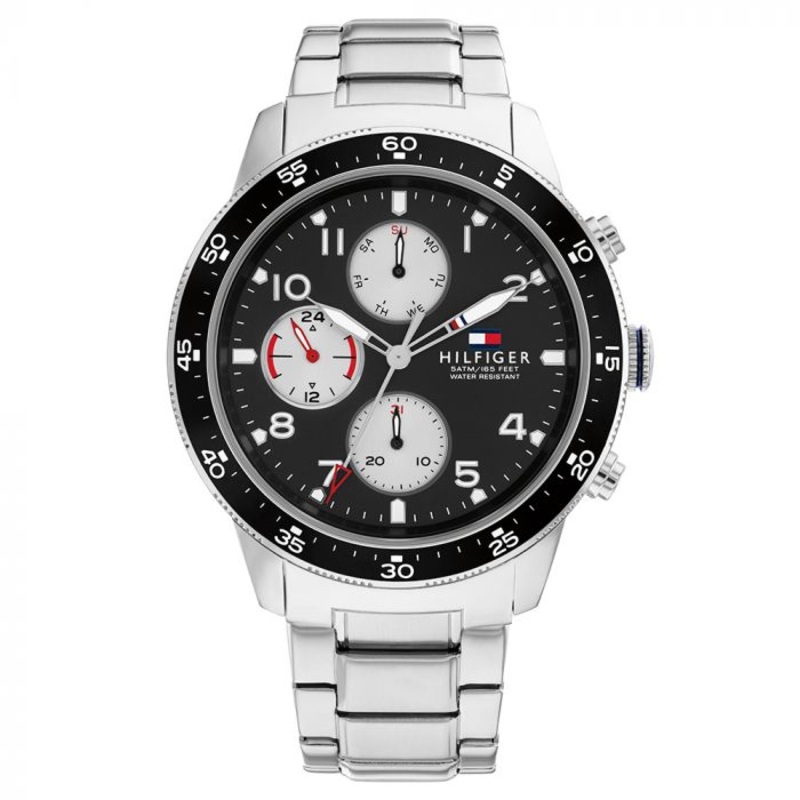 Tommy Hilfiger Stainless Black Chronograph Men’s Watch| TH1791950