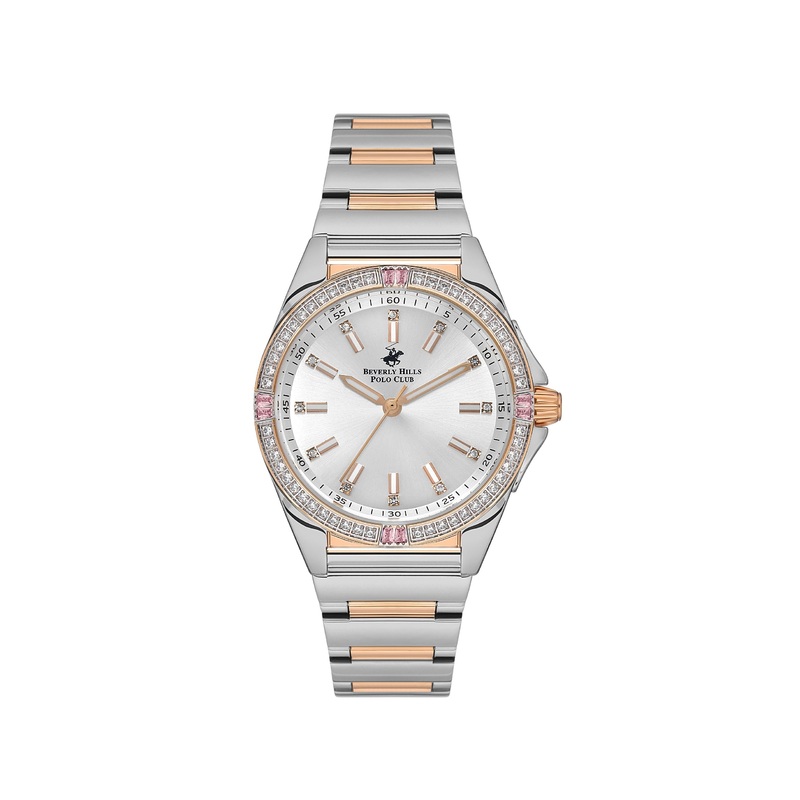 BEVERLY HILLS POLO CLUB Women’s Stainless Steel Quartz Watch  BP3587C.530
