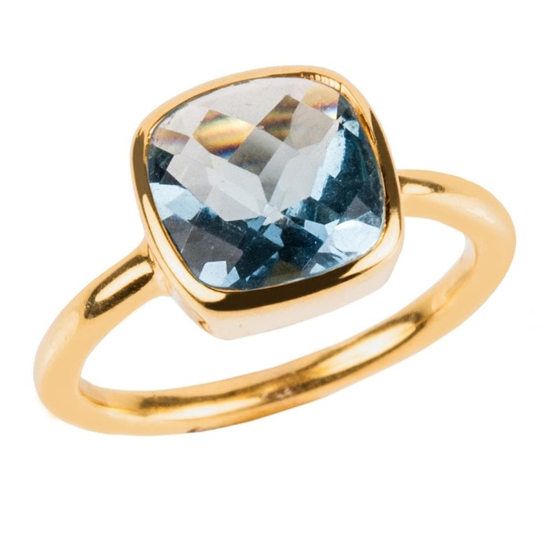 Dream Gems Ring Blue Topaz 6