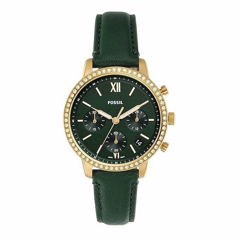Fossil  ES5239 Neutra Analog Green Dial Women’s Watch ES5239 36 Green Stainless Steel