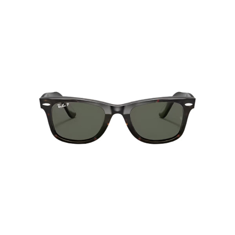 Ray-Ban RB2140 902/58 Tortoise Green Polarized Wayfarer  50mm
