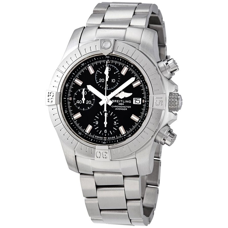 Breitling Avenger Chronograph Automatic Black Dial Men’s Watch A13385101B1A1