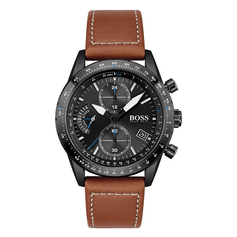 Hugo Boss Mens Chronograph Watch 1513851 Pilot Edition