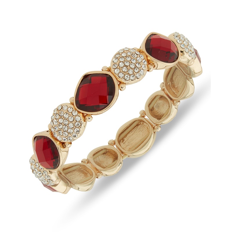 Anne Klein 01B00878 Bezel-Set Stone Stretch Bracelet GOLD OTHER BRACELET