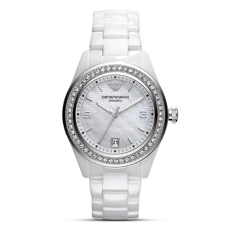 Emporio Armani Analog White Dial Women’s Watch – AR1426