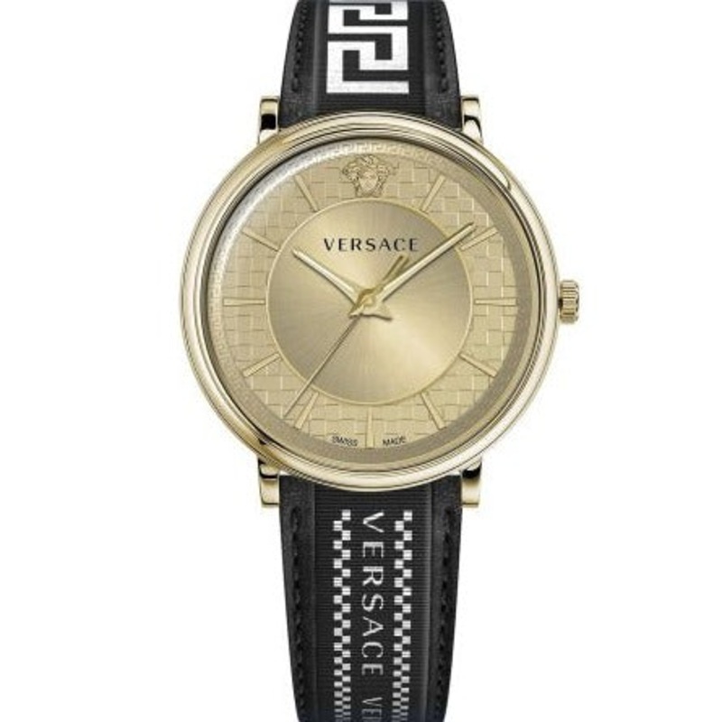 Versace Men’s Watch V-Circle Gold Black VE5A02121