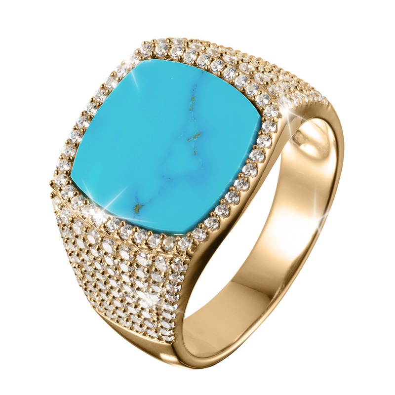 Valor Turquoise Mens Ring 9