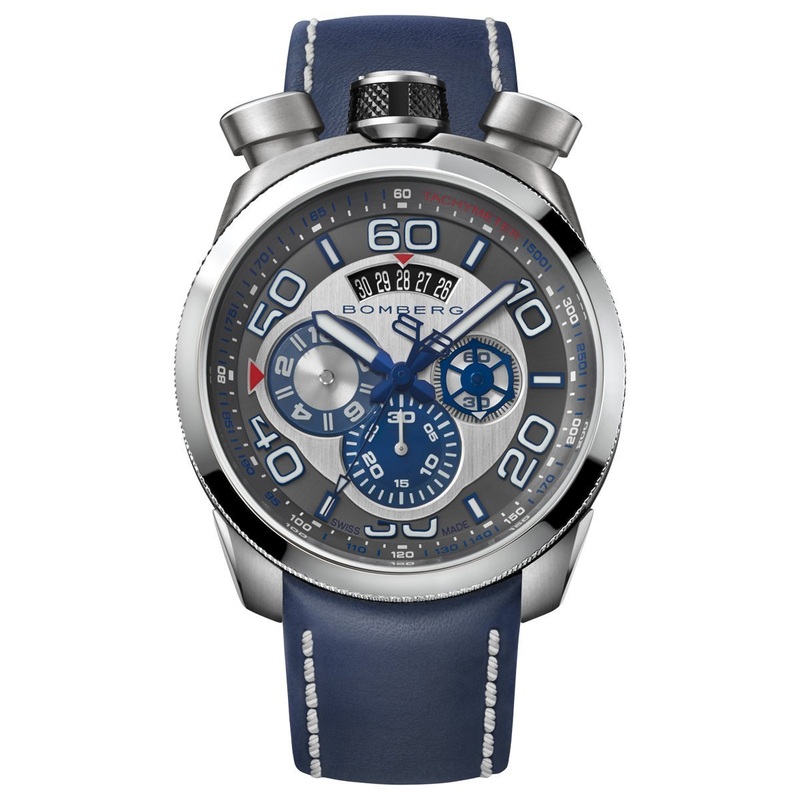 Bomberg Men’s Chronograph Watch BOLT-68 Blue BS45CHSS.007.3