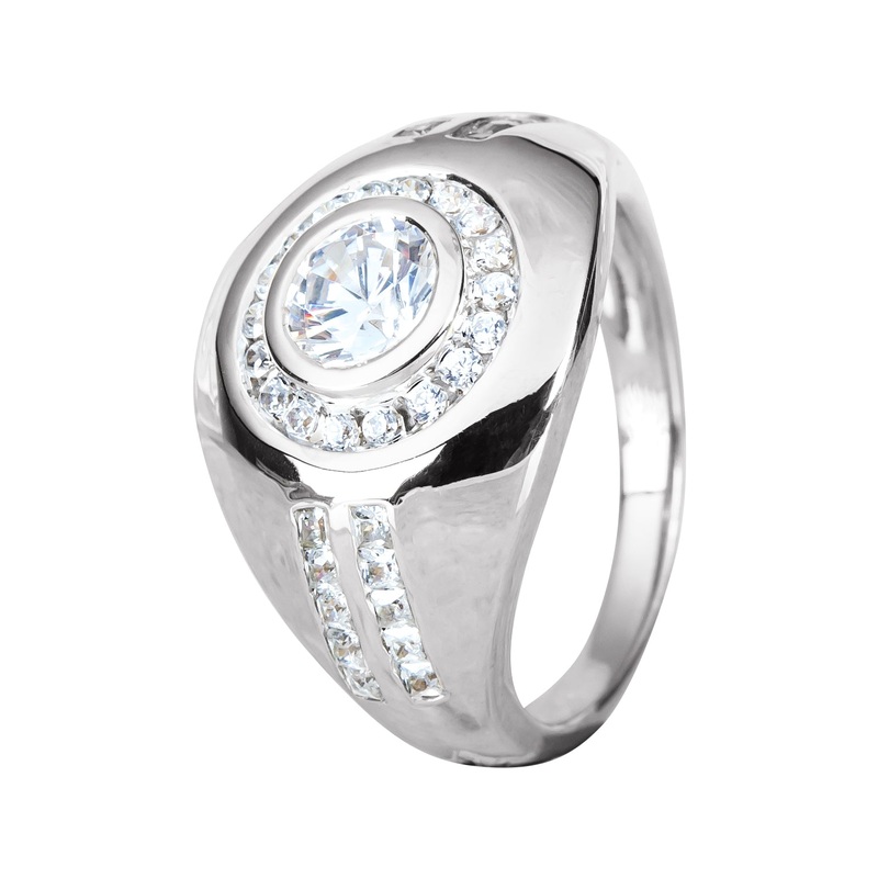 Echo Men’s Rhodium Ring 13