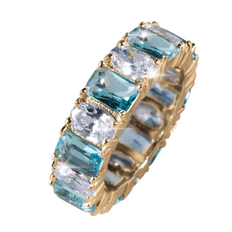Madeline Aqua Eternity Ring 5