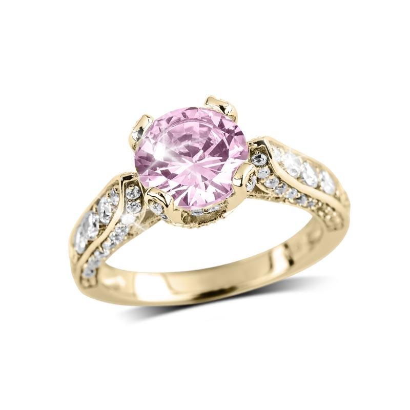 Millionaire Pink Argyle Ring 5