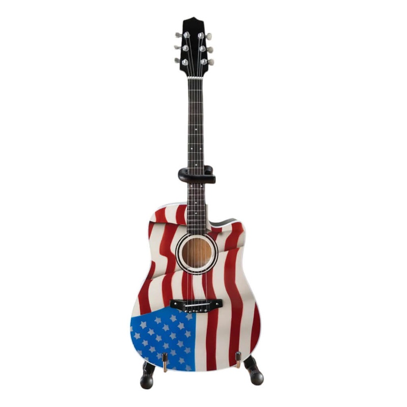 Toby Keith USA Flag Acoustic Guitar Model