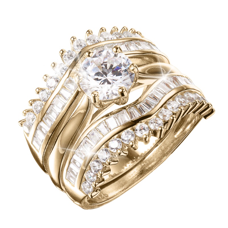 Shimmering Unity Ladies Ring 6