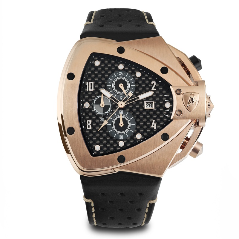 Tonino Lamborghini T20SH-C Spyder Horizontal Men’s Rose Gold Chronograph Watch