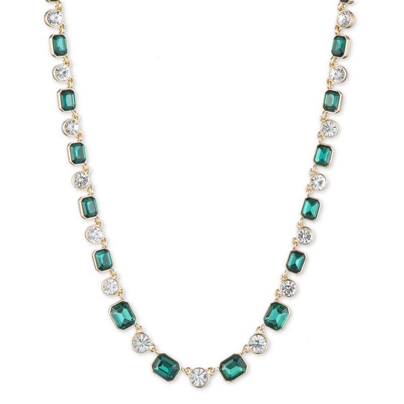 ANNE KLEIN 01N00505NK Emerald/Crystal Emerald/Crystal Gold, Crystal Necklace