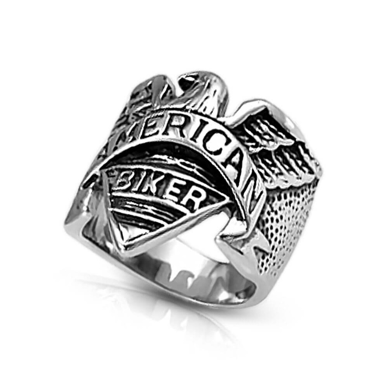 Eagle Rider Steel Ring 10