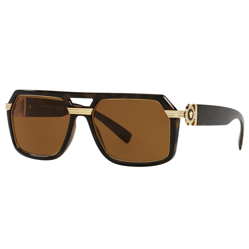 Versace 0VE4399 108/73 58 (VER13) Men’s Havana Sunglasses