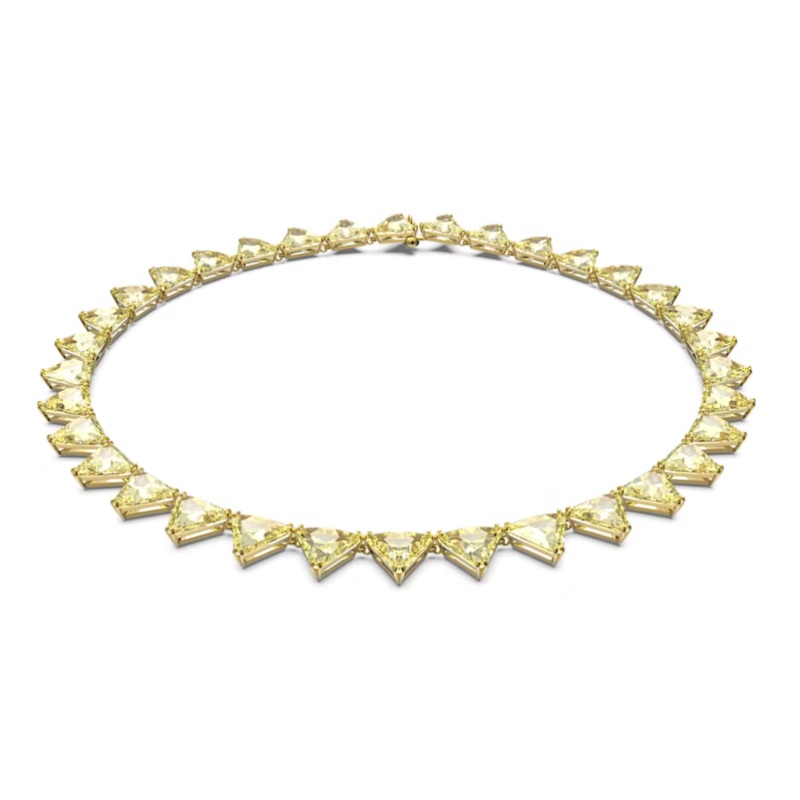 Swarovski Ortyx Yellow Triangle Necklace 5599487