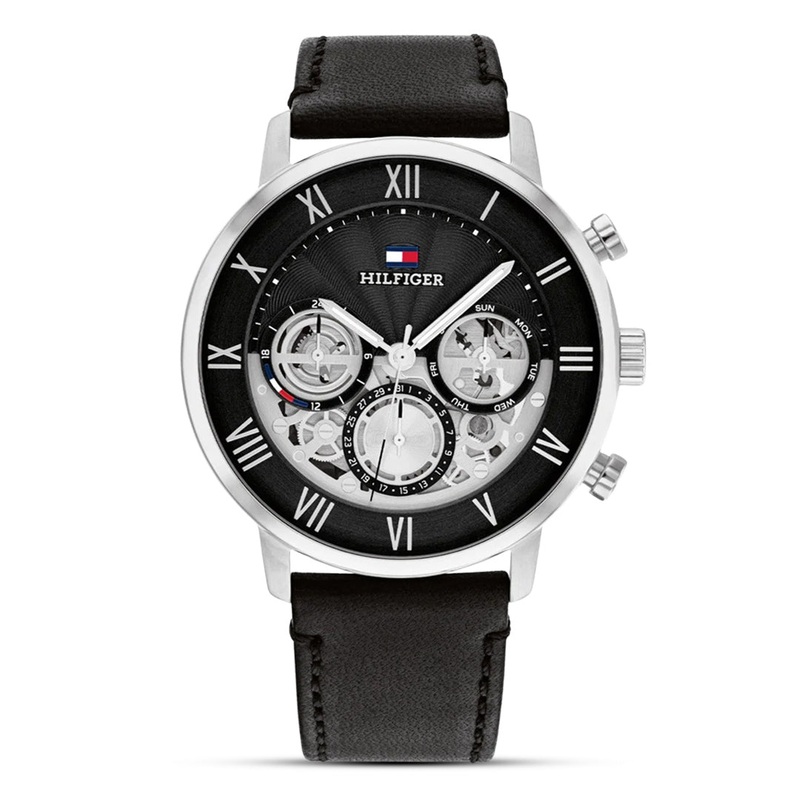 Tommy Hilfiger Legend Leather Strap Men’s Watch | TH1710565