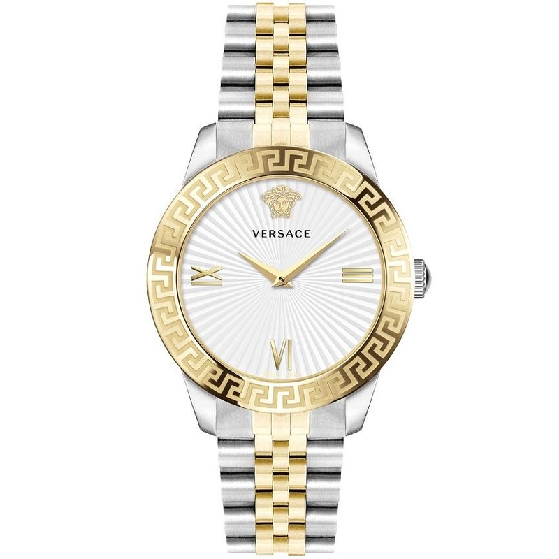 Versace Ladies Watch Greca Signature  38mm White Gold VEVC00519