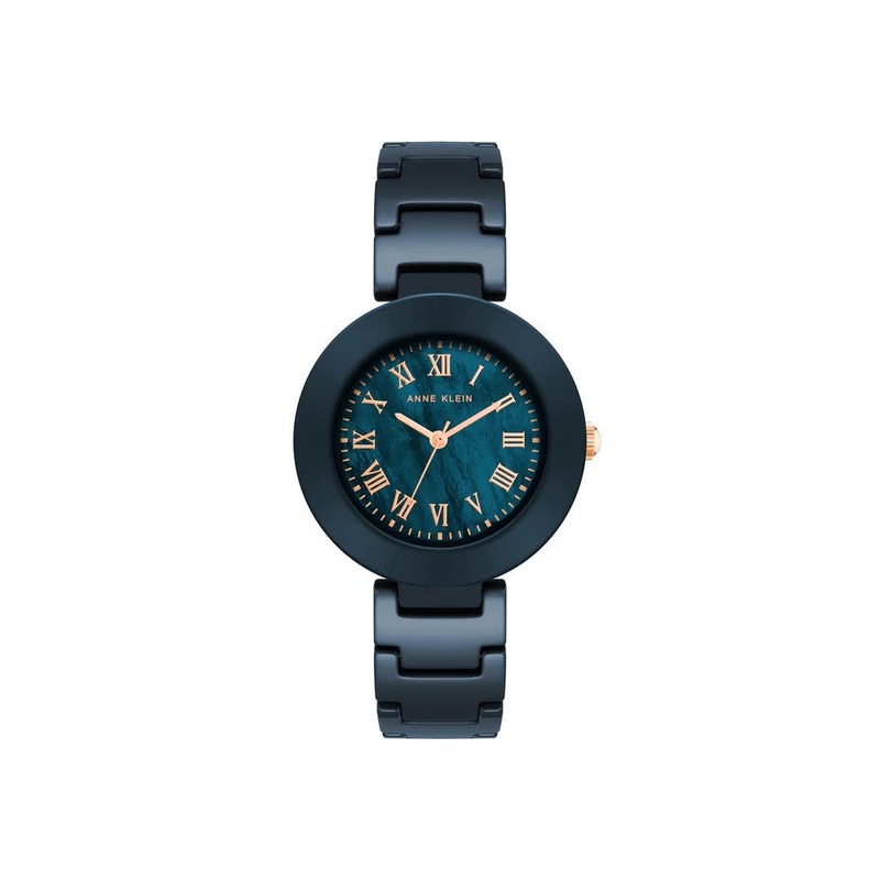 Anne Klein AK/4036NMNV Women’s Watch 32 Blue Stainless Steel