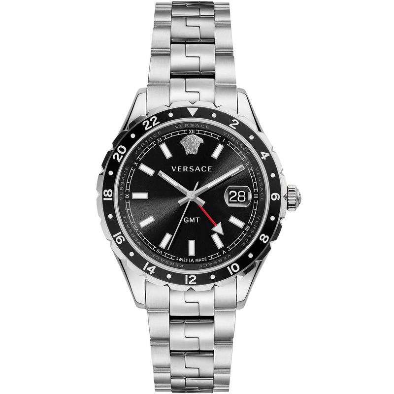 Versace Men’s Watch Hellenyium GMT Black Bracelet V11100017