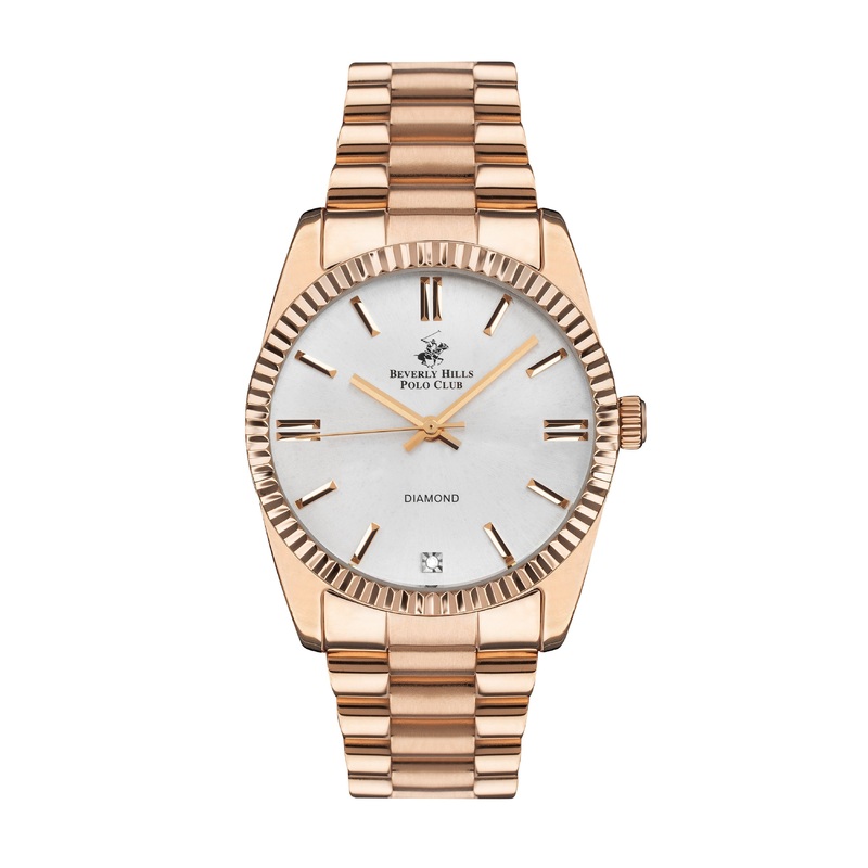BEVERLY HILLS POLO CLUB Womens Analog MOP White Dial Watch  BP3172C.430