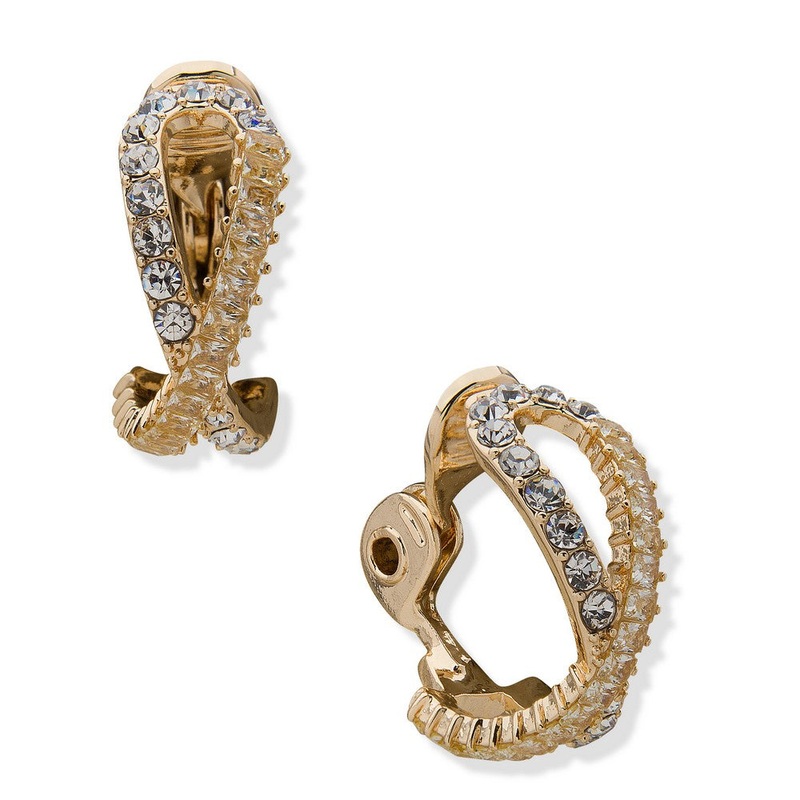 01C00056 – Anne Klein Earring Gold metal Earring