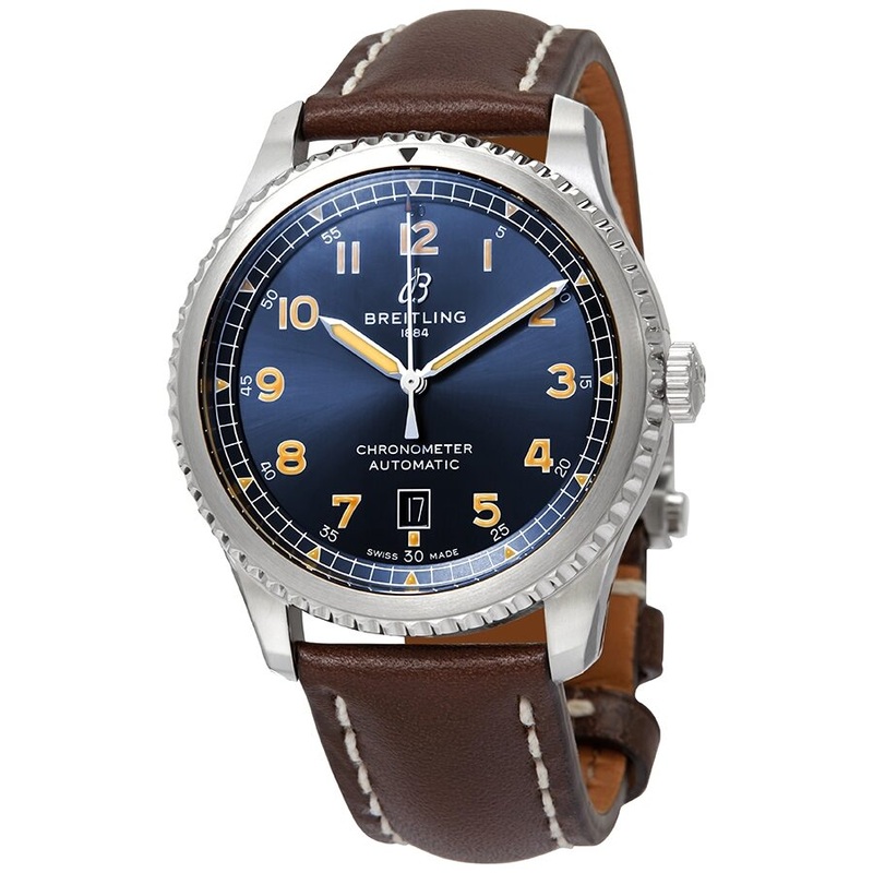 Breitling Avaitor 8 Automatic Chronometer Blue Dial Men’s Watch A17315101C1X3
