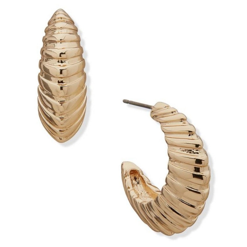 Nine West Jewelry 19G01381 Elegant gold-tone earrings Gold Metal Earrings