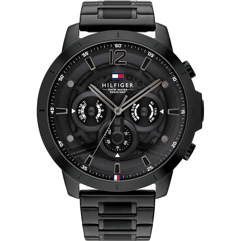 Tommy Hilfiger Luca Black Steel Men’s Watch 1710494