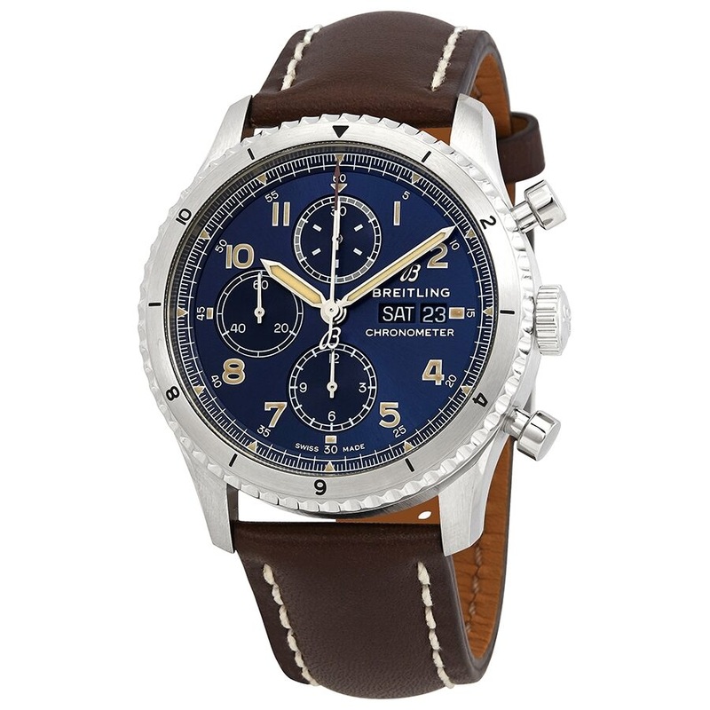 Breitling Aviator 8 Chronograph Automatic Chronometer Blue Dial Men’s Watch A13316101C1X2