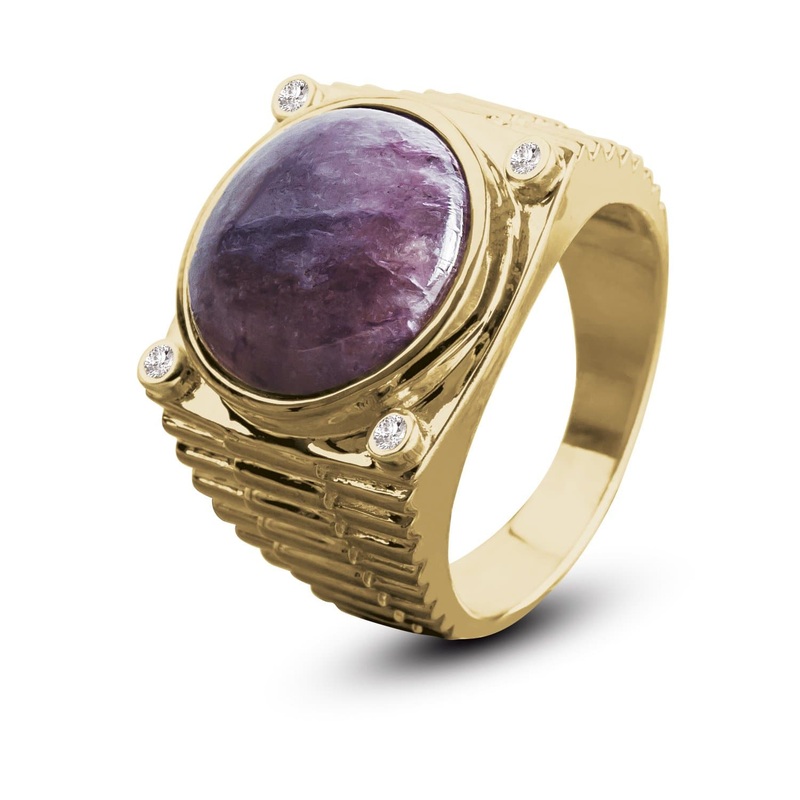 Chicago Charoite Ring 12