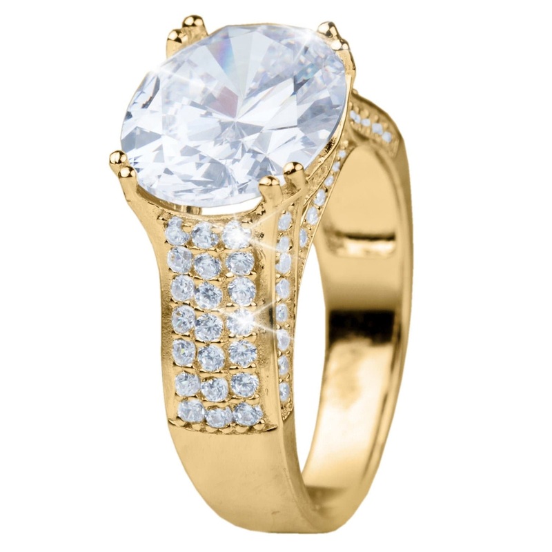 Geneva Ladies Gold Ring 5