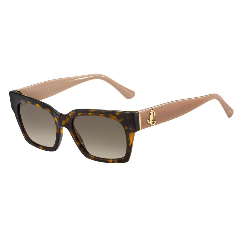 Jimmy Choo JO/S ONS 52HA(JC8) Women’s Havana Nude Sunglasses