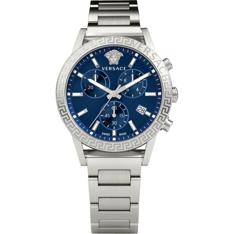 Versace Ladies Watch Sport Tech 40mm Blue Bracelet VEKB00522
