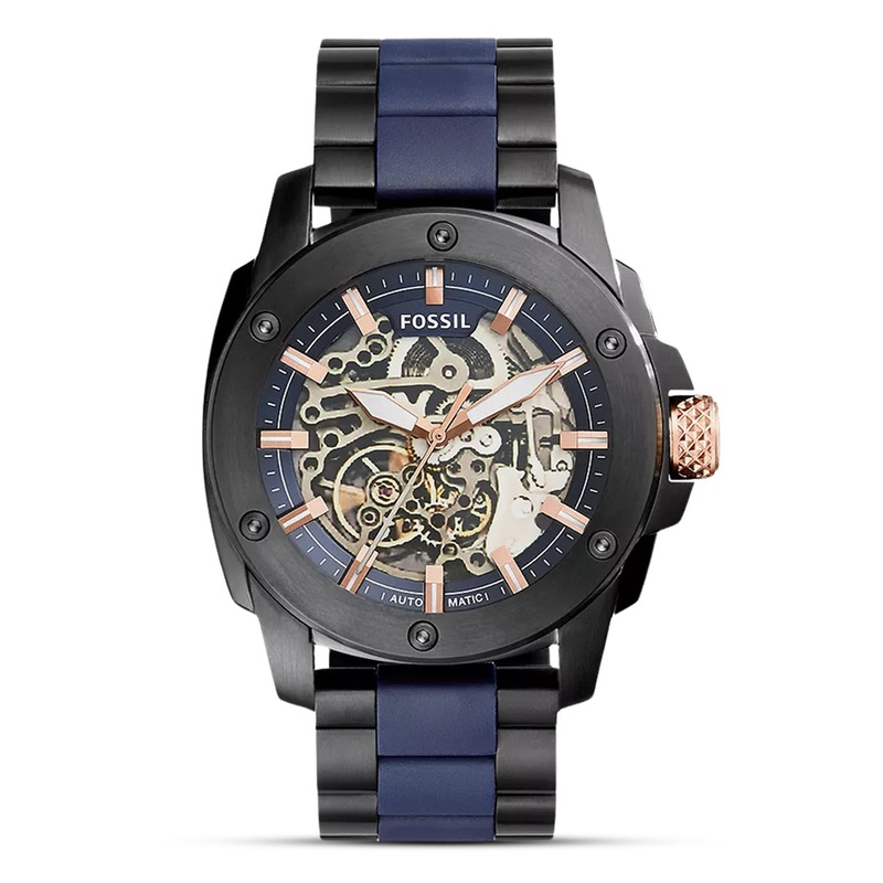 FOSSIL Modern Machine Automatic Skeleton Dial Men’s Watch| ME3133