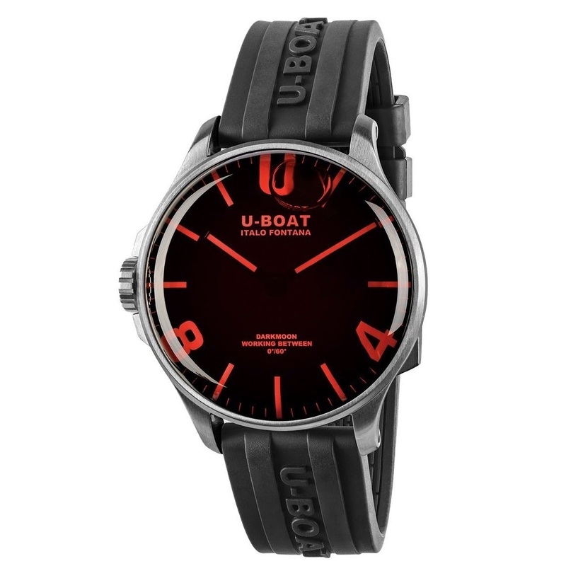 U-Boat 8465/B Men’s Darkmoon Red Watch