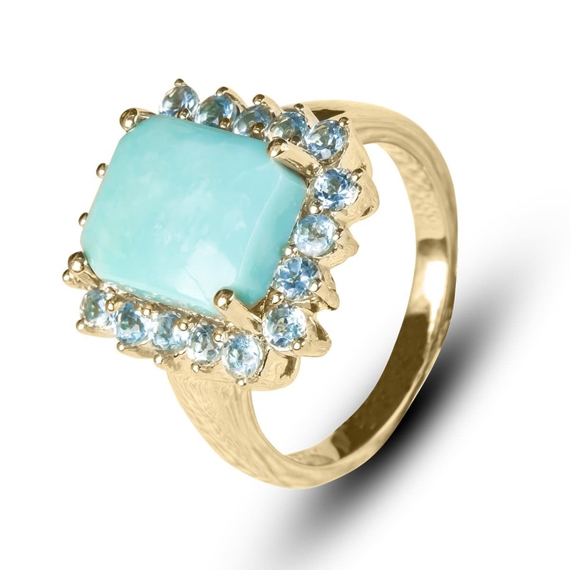 Blue Topia Ring 6