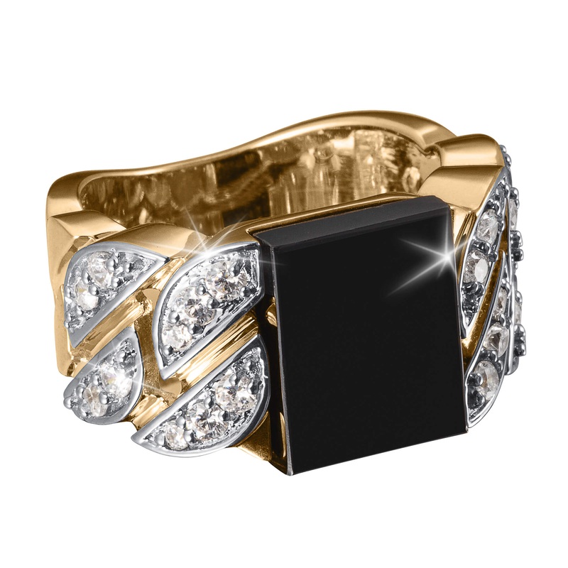 Onyx Insignia Men’s Ring 12