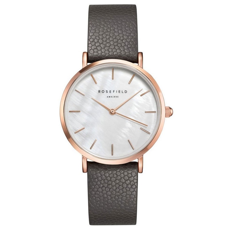 ROSEFIELD UWGCSR-U29 The Upper East Side White Gray Caviar gold Women’s Watch 33 White Stainless Steel