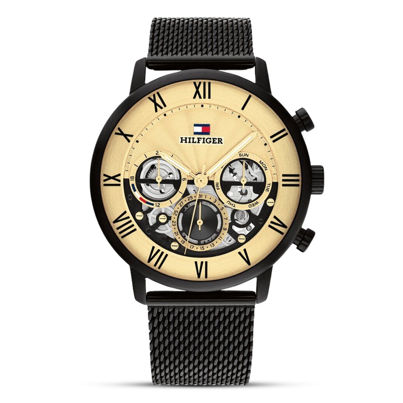Tommy Hilfiger Legend Golden Dial Men’s Watch | TH1710568