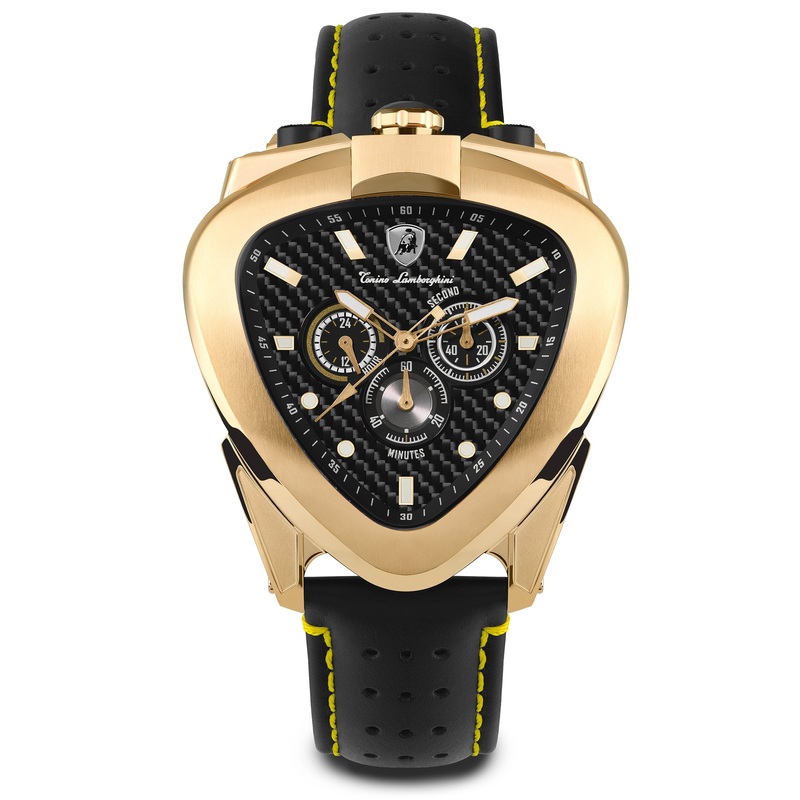 Tonino Lamborghini T20CH-B Spyder 12 H Men’s Gold Chronograph Watch