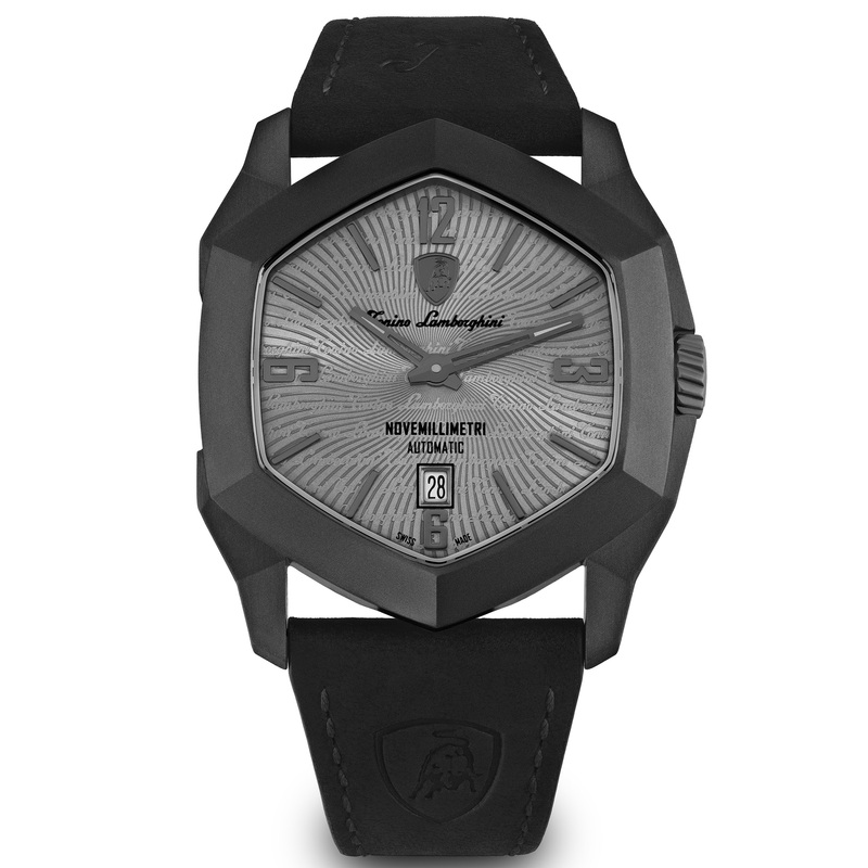 Tonino Lamborghini TLF-T08-1 Novemillimetri Men’s Black Automatic Watch