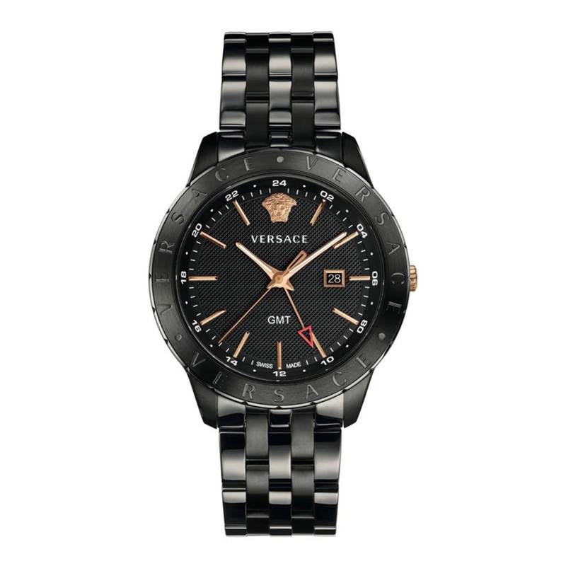 Versace Men’s Watch Univers GMT Black Bracelet VEBK00618