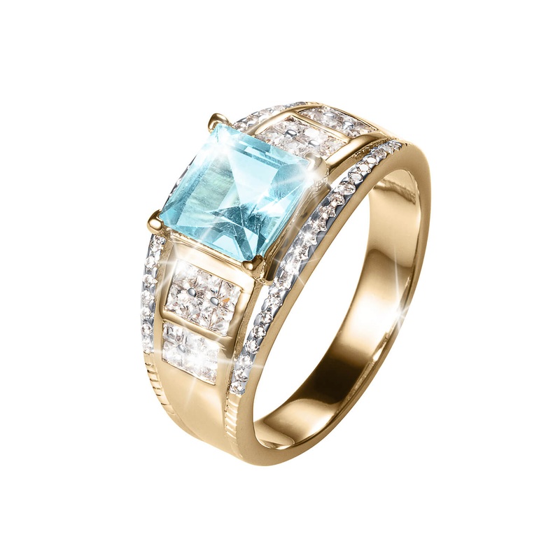 Connoisseur Blue Topaz Men’s Ring 13