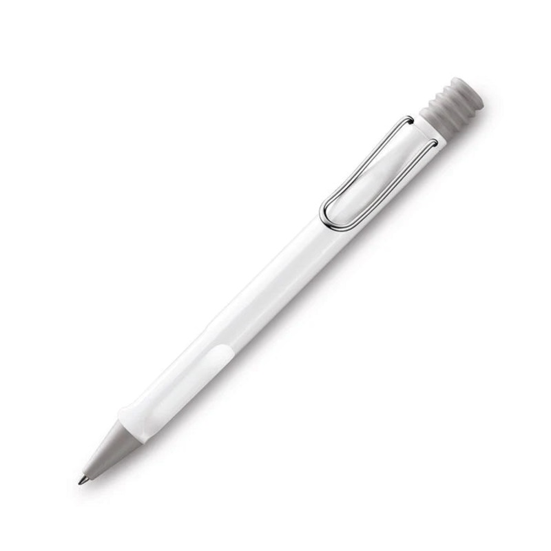 Lamy Safari BallPoint White Medium Nib white plastic