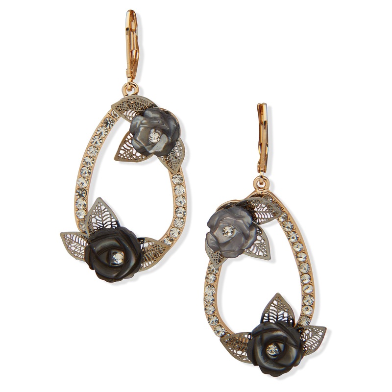Lonna & Lilly 15G00491 Pierced Earring Black brass Pierced Earring