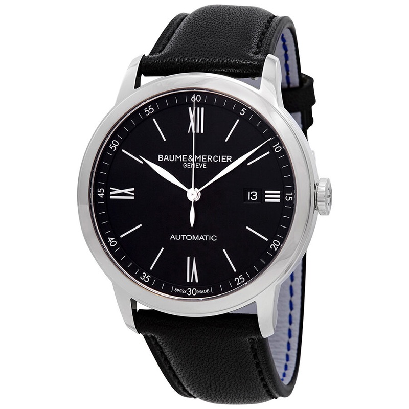 Baume et Mercier Classima Automatic Black Dial Men’s Watch 10453