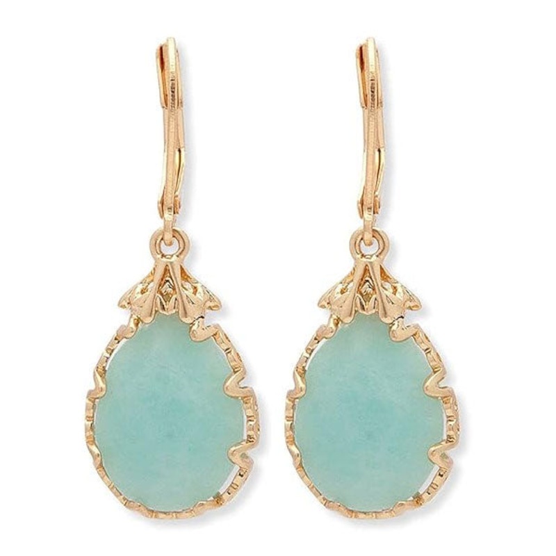 LONNA & LILLY JEWELRY 60492492 PIERCED EARRING MEDIUM GREEN steel PIERCED EARRING